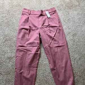 Loft Pull On Taper Pants in Brushed Flannel